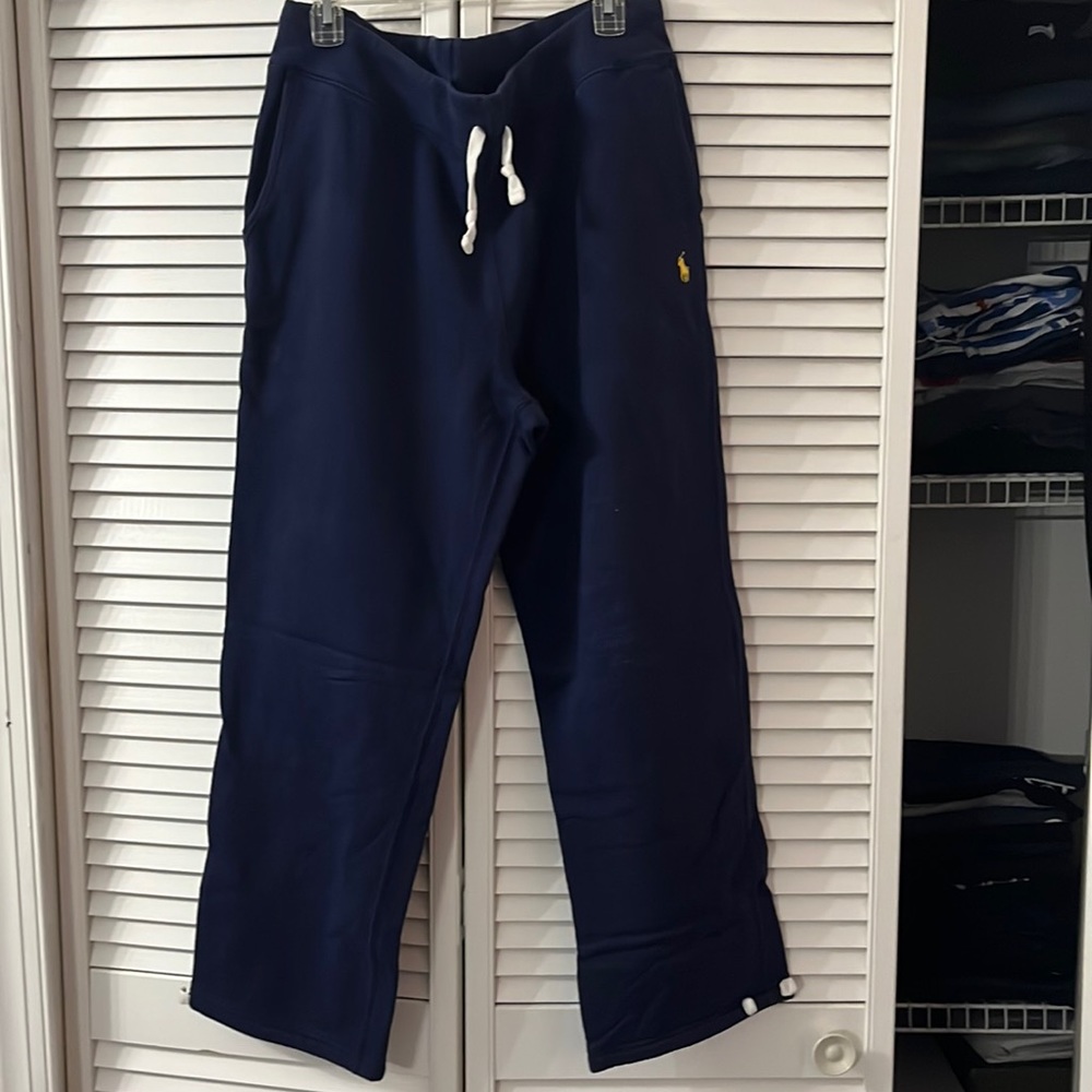 Navy blue polo sweat pant